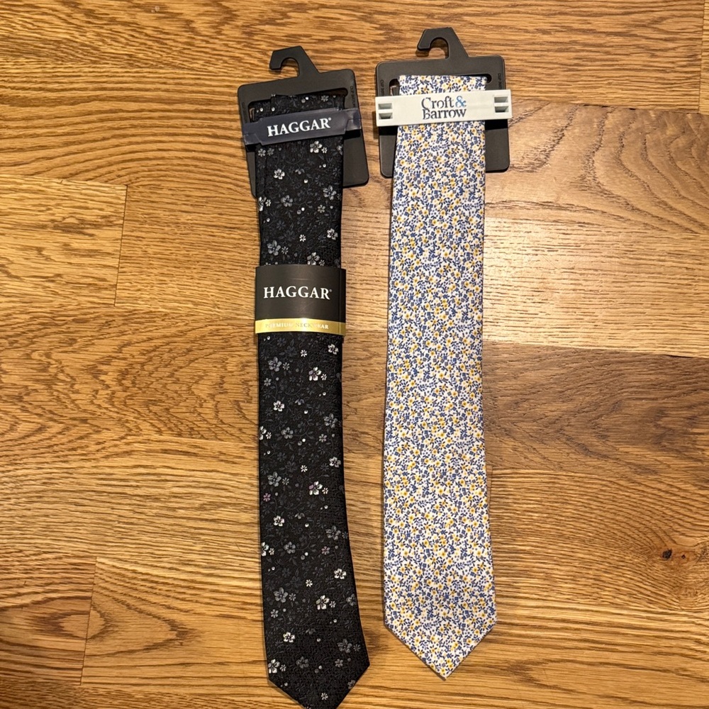 Floral Men's Ties- New With Tags